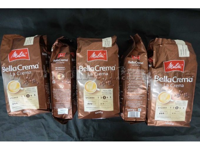 8 Beutel Kaffeebohnen Melitta Bella Crema La Crema. MHD 09.09.2025