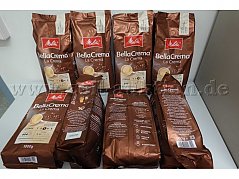 8 Packungen Kaffeebohnen Melitta Bella Crema LaCrema à 1 kg.
MHD 23.09.2025
