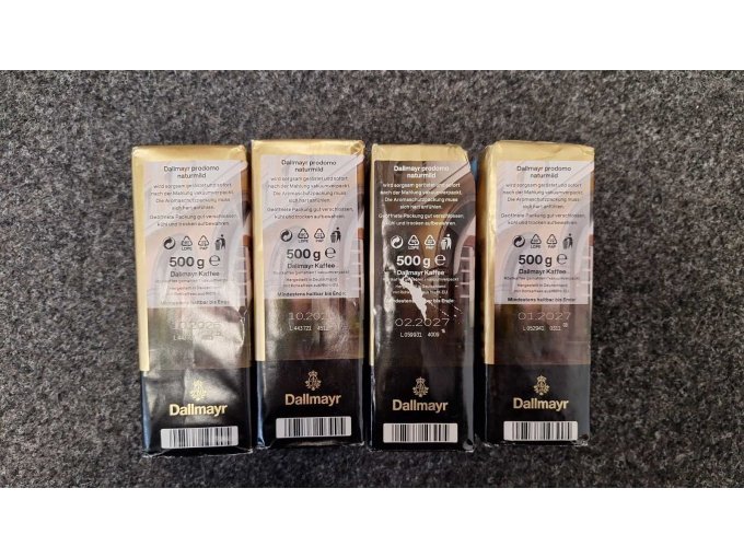 Mindesthaltbarkeitsdatum Dallmayr prodomo naturmild