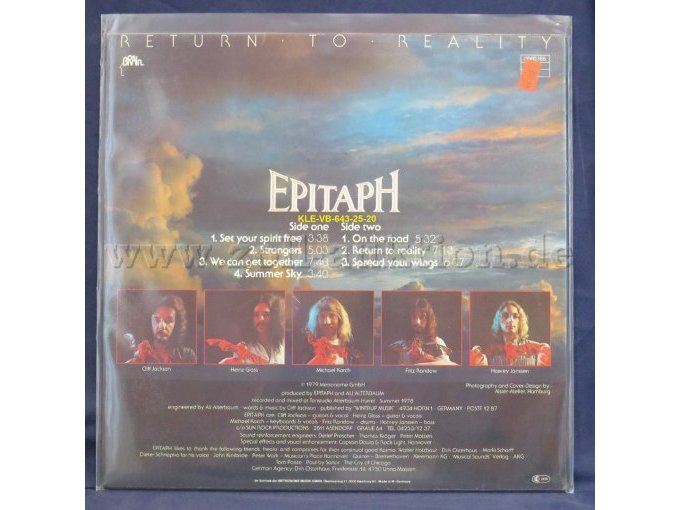 EPITAPH / „RETURN TO REALITY“