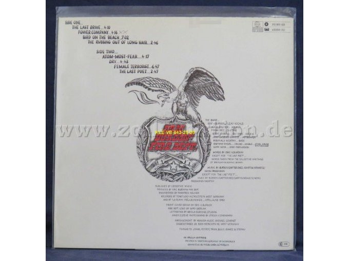 ERIC BURDON / „FIRE DEPT.LAST DRIVE“