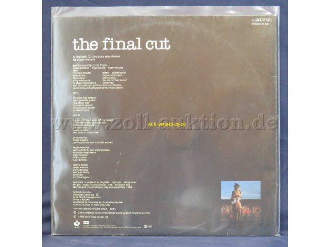 pink floyd / „the final cut“
