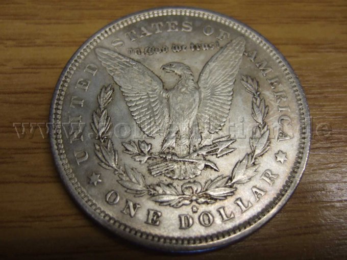 1. Silber Dollar 1881 Rückseite