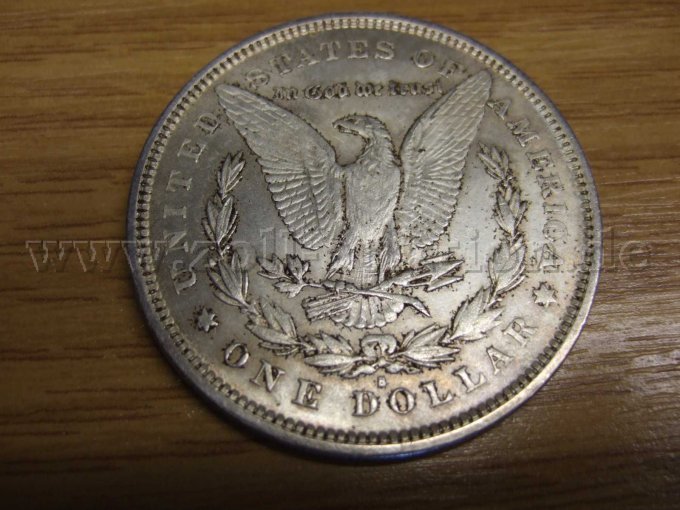 2. Silber Dollar 1881 Rückseite