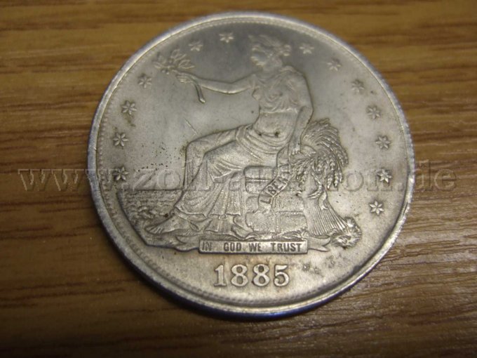 Silber Dollar 1885 Vorderseite