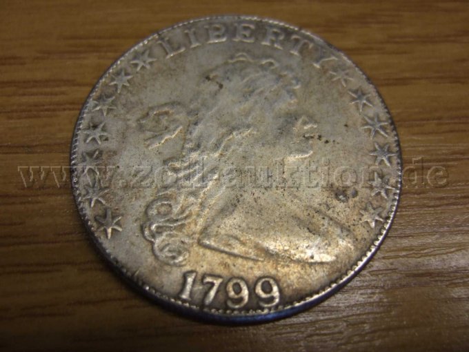 Silber Dollar 1799 Vorderseite