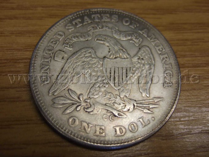 Silber Dollar 1872 Rückseite