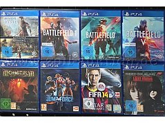 8 ORIGINAL Spiele PS4