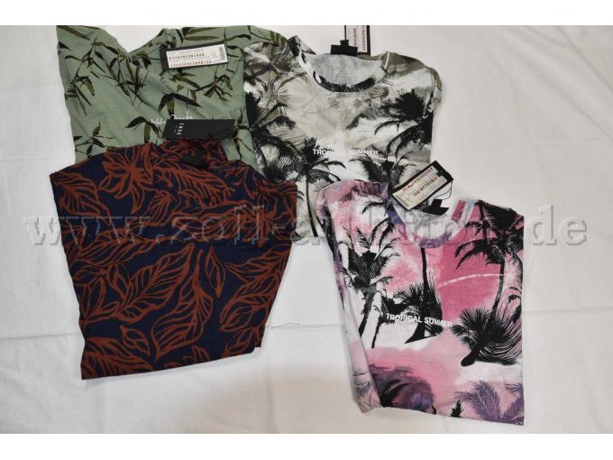 4 bedruckte T-Shirts „Smog“