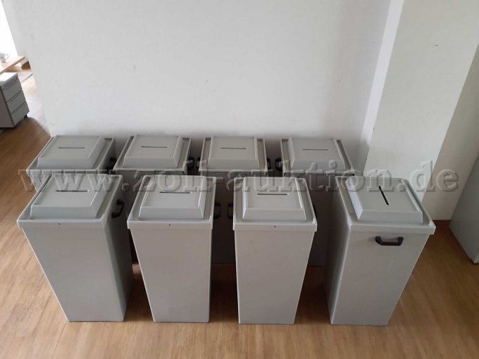 Wahlurnen von oben