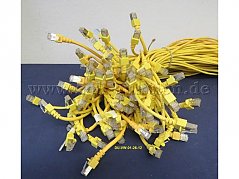 95 Patchkabel mit einer jeweiligen Länge von circa 2,00 Meter und beidseitigen RJ45-Stecker
