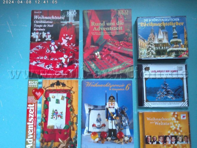 9 boeken, 7 tijdschriften, 3 cd's "Kerstmis e.a." – foto 3 – kavel bij Zoll-Auktion, Arnsdorf