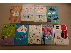 Konvolut aus 9 Büchern, 
Gesamtansicht