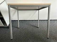 Beispielbild Besuchertisch der Fa. Assmann mit grauen Tischbeinen - Frontansicht