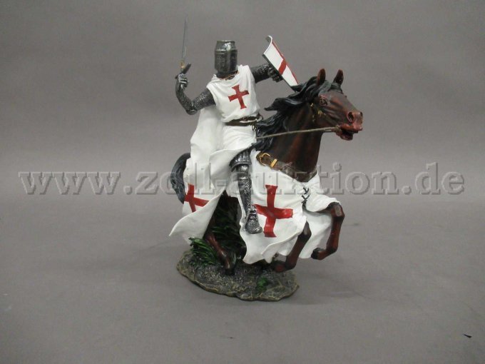 Templer beritten mit Schwert