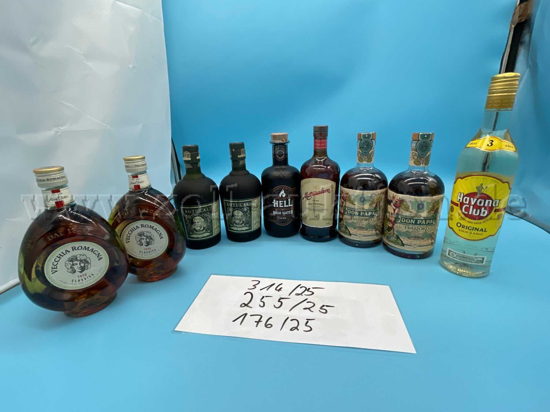 Übersichtsaufnahme Rum Konvolut