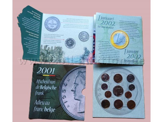 Abschied belgischer Franc 2001