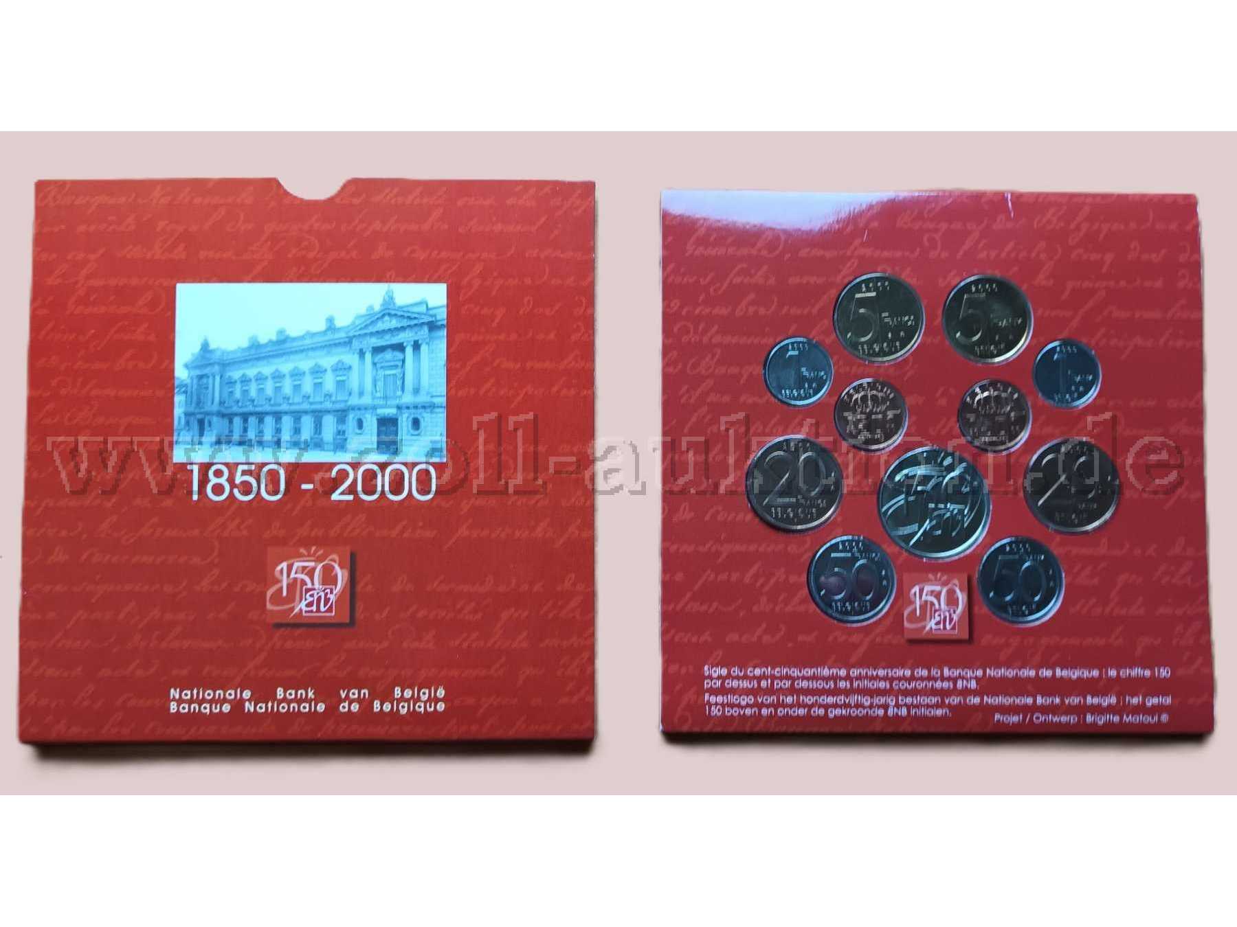 KMS Belgien 1850 - 2000