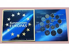 Kursmünzen Europas vor Euroeinführung