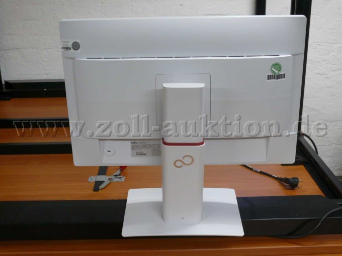 Blick auf den Monitor Fujitsu B24W-7LED von hinten