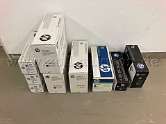 Übersichtsaufnahme HP Druckerpatronen