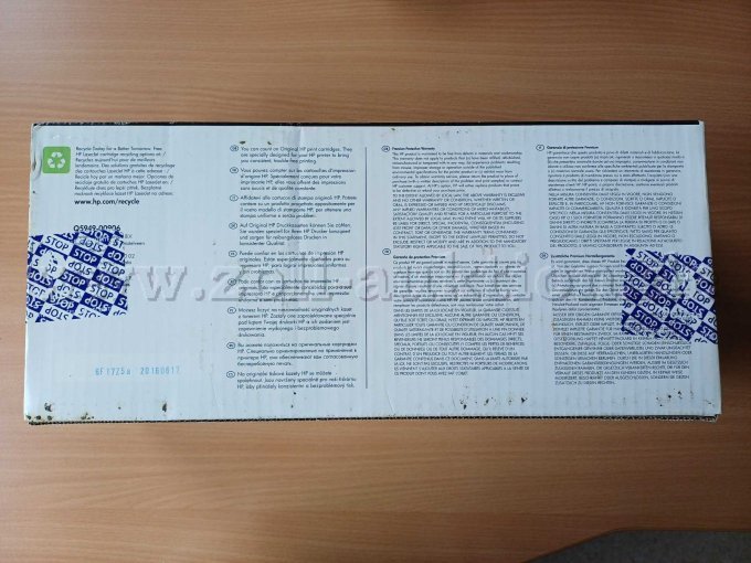 HP Tonerkartusche 49A - Rückseite