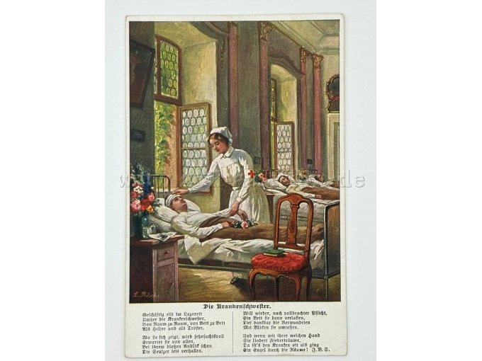 Postkarte Krankenschwester