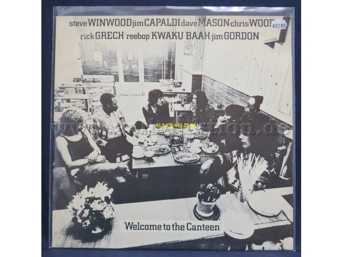 steve WINWOOD, jim CAPALDI, dave MASON, chris WOOD, rick GRECH, reebop KWAKU BAAH, jim GORDON  „Welcome tot he Canteen“