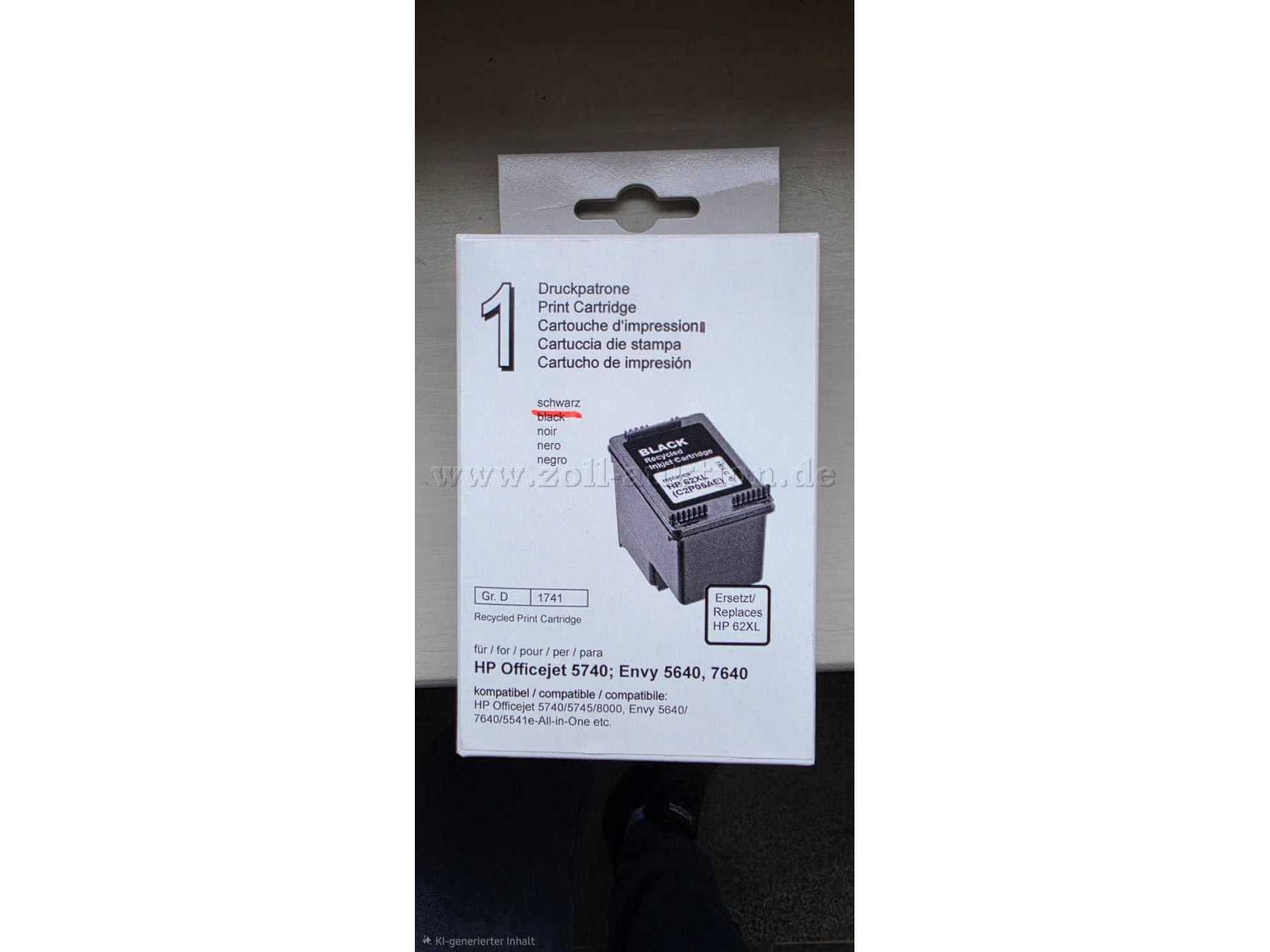 Druckpatrone HP schwarz
