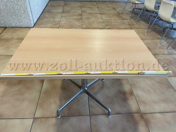 Kantinentisch, Ansicht von oben