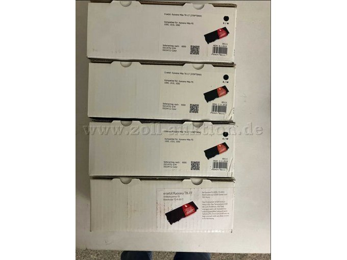 9 Tonerkartuschen für KYOCERA TK-17 SW (alt, ungeöffnet noch verschweisst) – foto 4 – kavel bij Zoll-Auktion, Mönchengladbach
