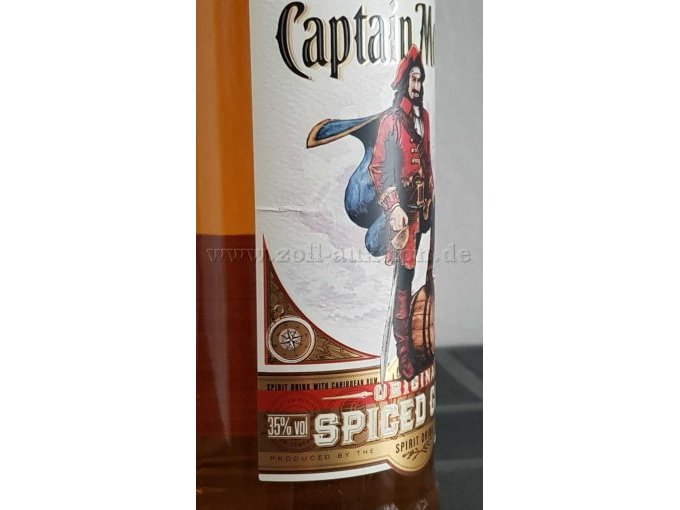 Detailansicht Capitain Morgan