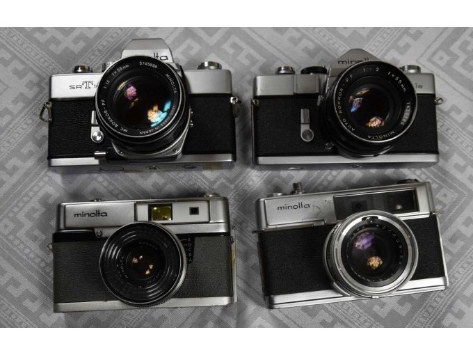 4 Kameras "Minolta"