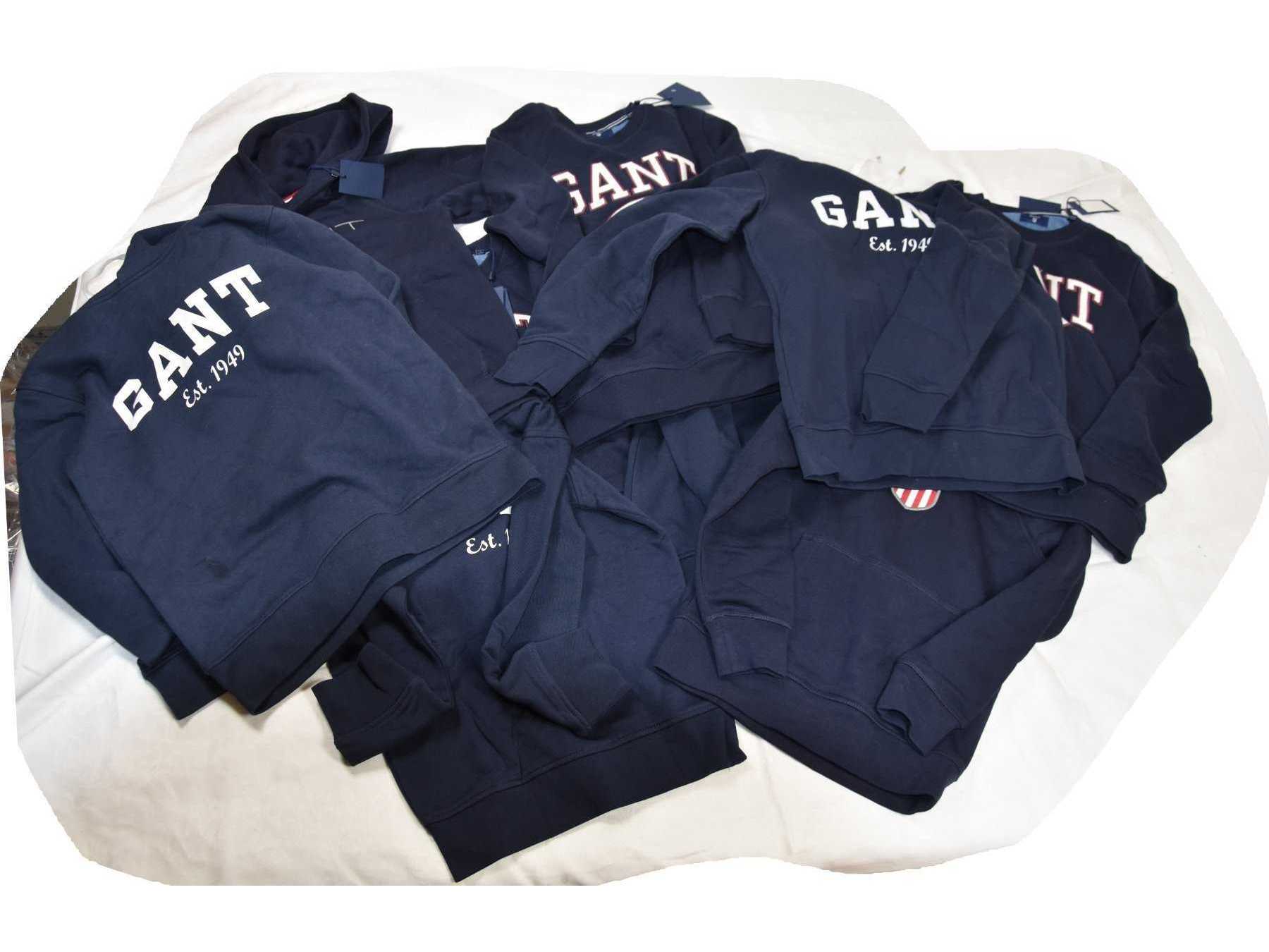 9 blaue Sweatshirts „Gant“ Gr. 122/128 – 146/152