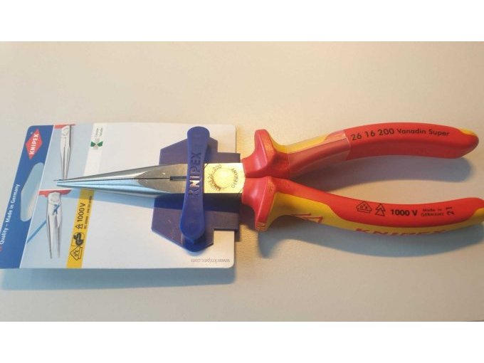 1 x Knipex Flachrundzange (26 16 200)