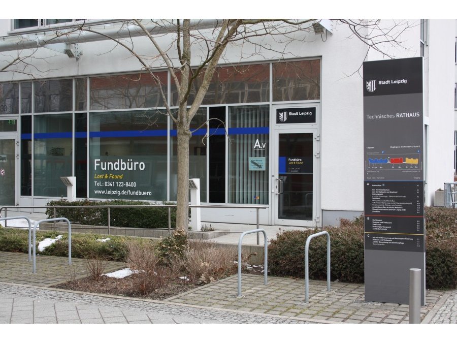 Bild des Anbieters: Stadt Leipzig, Ordnungsamt, Verwaltungsabteilung, Fundbüro Bild des Anbieters: Stadt Leipzig, Ordnungsamt, Verwaltungsabteilung, Fundbüro