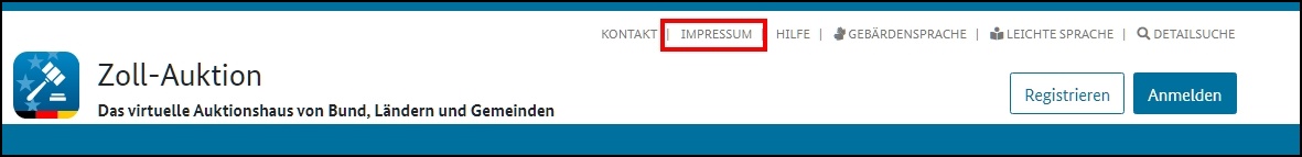 Hier finden Sie das Impressum. Hier finden Sie das Impressum.