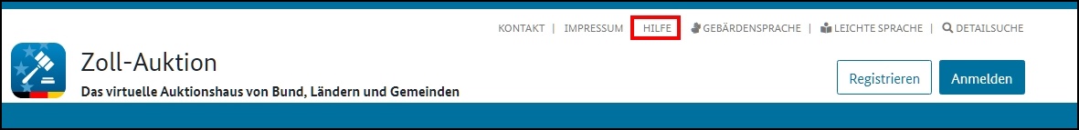 Hier finden Sie die Hilfe. Hier finden Sie die Hilfe.