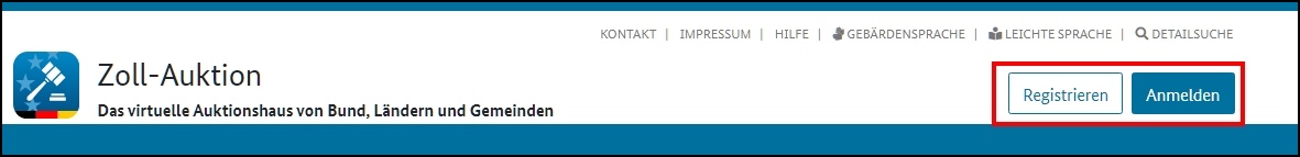 Hier können Sie sich registrieren oder anmelden. Hier können Sie sich registrieren oder anmelden.